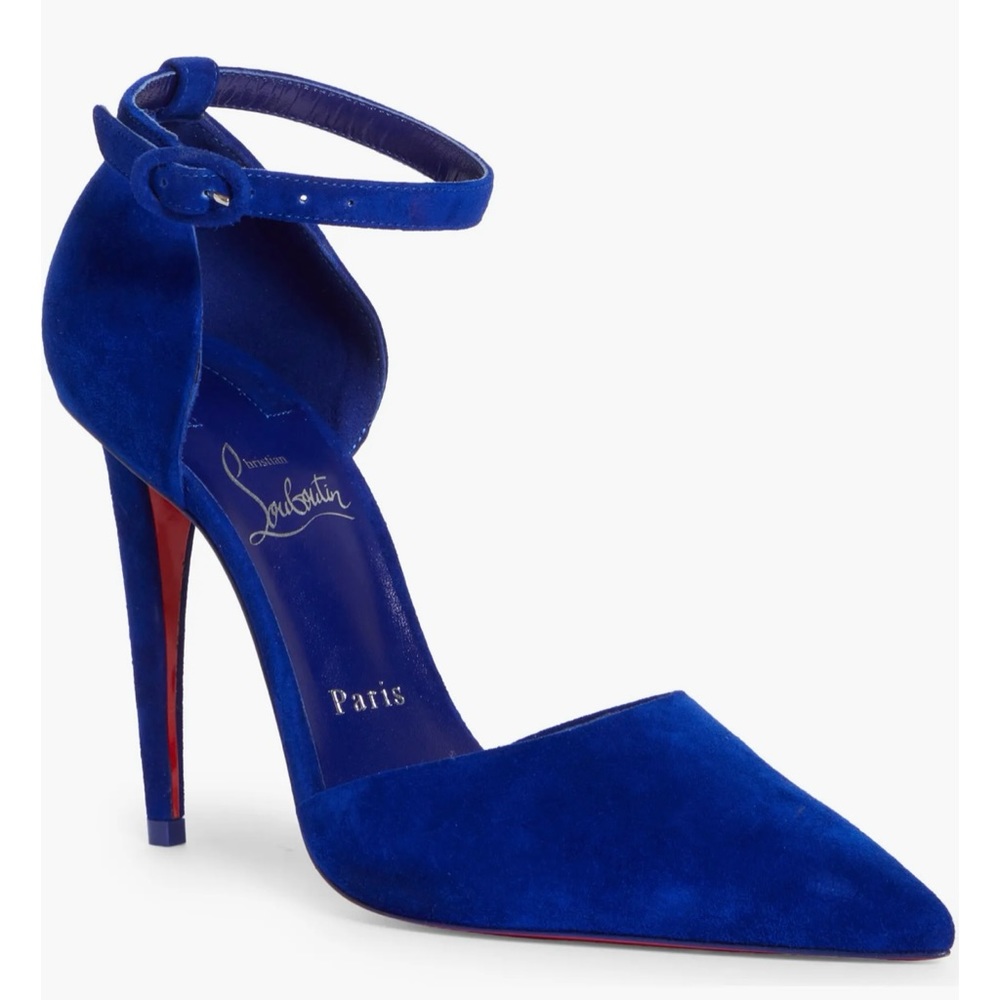 NWOT 100% Authentic Christian Louboutin 100mm Astrida Bride Pointed Toe Pump